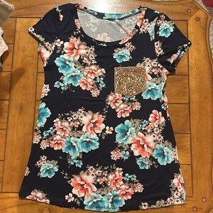 P. S. Kate Floral Top